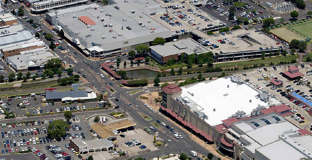 Fantastic view of Gardentown (left) and Grand Central shopping centre on Margaret St. Fantastic view of Gardentown (left) and Grand Central shopping centre on Margaret St.
